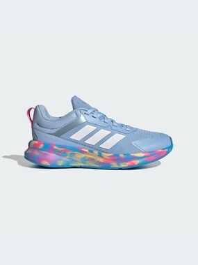 adidas Fortarun  Light Blue Sneakers with Multicolor Marbled Sole